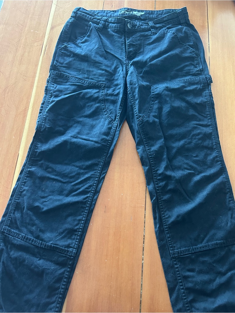 Carhartt Men's Black Cargo Pants - Workwear Utility